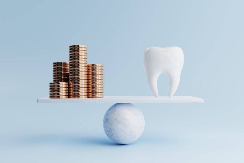 Balancing A Tooth With Money, Representing Dental Prices